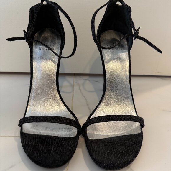 Stuart Weitzman 'Nudist' Sandal  100 MM size 9 - Picture 1 of 5